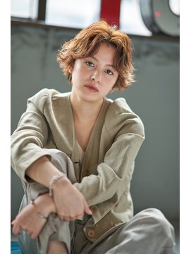 リアン(Lien) Lien☆ハンサムショート×フォギーベージュ×オリーブカラー