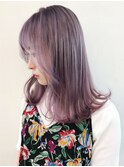 シアーラベンダー_オリーブカラーハイライトカラー_ba307862