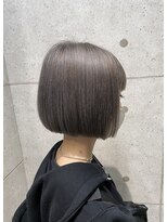 ヘアサロン ドットプラス 町田店(dot. plus)&nbsp;ミニボブ×シルバーグレー