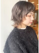 【morio原宿】マッシュウルフ　インナーカラー　パーマ　前髪