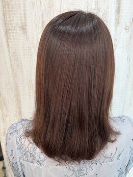 ジーナ 銀座(Zina) 髪質改善*マロンベージュ*20代30代40代*かきあげ【Zina銀座】