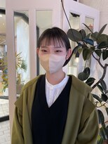 ヘアプレイスソル (HAIR PLACE SoL)&nbsp;オン眉ミニボブ、ショート