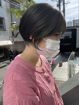 ヌード(NUDE) NUDE大人ショートボブ20代30代40代前髪なしショートボブショート