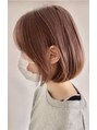 カランエノエル(Calin et Noel) 丸みボブをピンクベージュでかわいく♪
