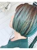ユニコーンカラー★ボブスタイル