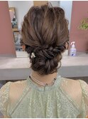 結婚式ヘアセット