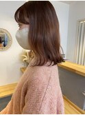 イメチェンヘアスタイル/チェリーブラウン/束感ショート