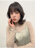 春おすすめ/オリーブグレージュ/くびれミディ/ふんわりカール