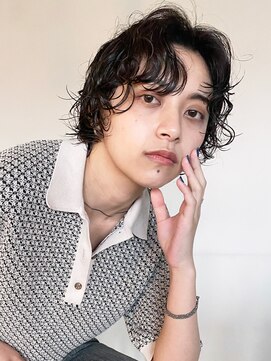 アイティーバイアルバム 松戸店(IT by ALBUM) ラフアンニュイパーマ_ショコラアッシュヘルシースタイル_69201