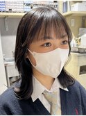 (韓国風/くびれヘア/縮毛矯正/前髪/サイドバング/小顔)