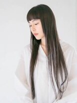 アース 川崎店(HAIR&MAKE EARTH) プツッとラインのストレートヘア