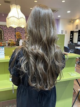 ヘアーワークス ボナ(HAIR WORKS bona.) 似合わせカット×髪質改善ケア1【シャンパンゴールド】