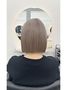 タッセルボブ／切りっぱなしボブ／金沢美容院