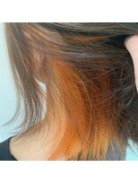 リベルテ 岡崎店(Liberte)&nbsp;インナーカラー♪オレンジ