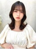 20代30代40代◎前髪パーマグレーベージュレイヤーロング黒髪