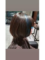 アース 国立店(HAIR&MAKE EARTH) ブルー/デザインカラー