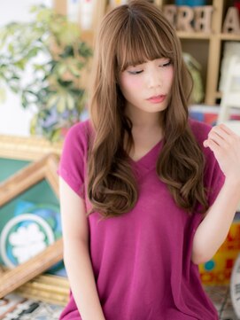 カバーヘア イヴ 戸頭店(COVER HAIR EVE) 大人かわいい韓国風小顔抜け感エアリーロングC5戸頭20代30代40代