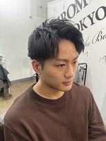 クロム トウキョウ ザ バーバー 新宿(CHROM TOKYO the Barber) アップバング