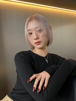 イキ 表参道(iki omotesando)&nbsp;ハッシュカット/フルバング/似合わせカット/ブラウン