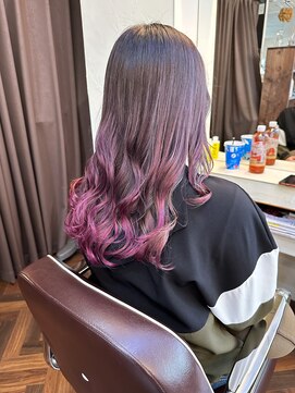 ログ(L.O.G) カット+グラデーションカラー+トリートメント【那覇】