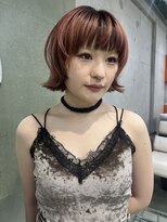 キャロルガーデンズ ボコカ 表参道(Carroll Gardens bococa)&nbsp;ボブ/ブリーチ/オレンジ/レイヤー