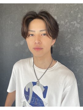 ソソ(soso) ナチュラルメンズセンターパート