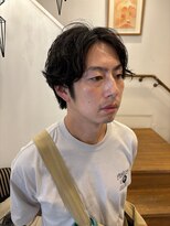 アライフ メンズカジュアルパーマメンズ縮毛・ブリーチ無しカラー縮毛矯正