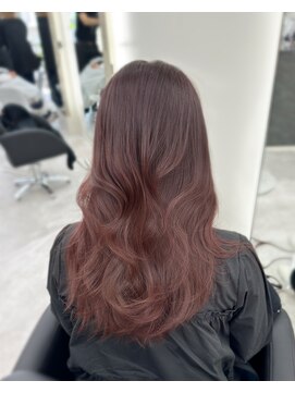 アルドーレ(Ardore) ブリーチなしWカラーでワインレッドに☆