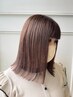 【最高級プラン】カット＋イルミナカラー＋シルク髪質改善TR　￥14500