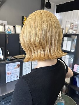 ナービス(NARVIS) ブリーチカラーホワイトベージュミディアムスタイル