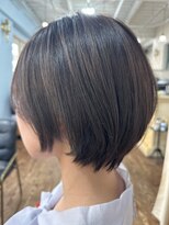 アンメリーアン(Ann merry ann)&nbsp;ダブルカラーケアブリーチベージュピンクボブミニウルフリタッチ