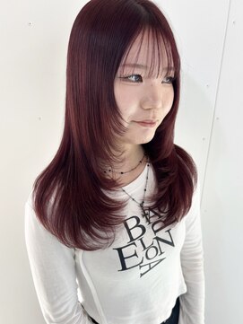 オー(OOO) ワインレッド×レイヤー◯