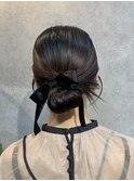 ★タイトなカチモリヘアセット/お呼ばれヘア