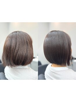 【ストレート×髪質改善】に特化した新感覚ストレートで髪質に合わせダメージレスな髪をご提案。