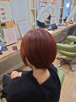 ブロッサム 東中野店 ブリーチなし柔らかブリーチなしラベンダーベージュ小顔ボブ