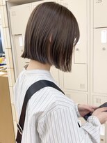 パークレーン アイス イヴェン(park lane ICI yeven)&nbsp;ブリーチなしダブルカラー明るめブラウンベージ20代30代40代ボブ