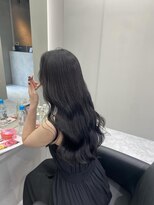 バディ 中野駅前店(BUDDY)&nbsp;ヨシンモリ×ブルーブラック(ケアカラー＋髪質改善TR)