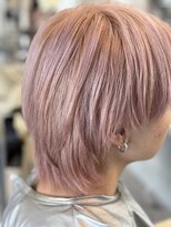 シャルムヘアー(charme hair)&nbsp;ブリーチ3回！韓国風ペールピンク