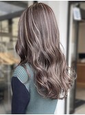20代30代40代大人可愛いイヤリングカラー立体感ロブヘアー