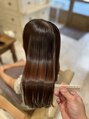 クレア 新板橋店(CREA) 根本から毛先までツヤのあるストレートに致します/板橋/髪質改善