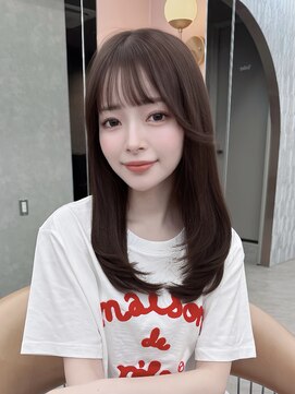 ロンドリゼル 札幌(Lond RiseL) オリーブグレー/前髪/ボブ/マロンベージュ/レイヤーカット/小顔