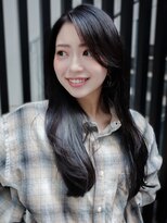 トローノ 栄(TRONO)&nbsp;黒髪 髪質改善トリートメント 顔周りカット レイヤーカット 艶髪