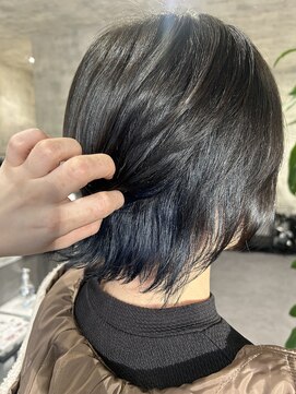 ヘアーディア みどり店(Hair...DiA) ウルフ×インナーブルー