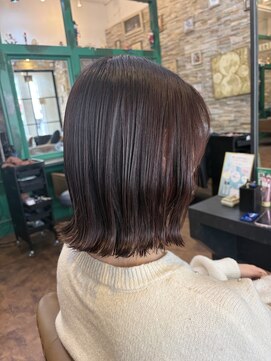 ヘアーラウンジ アンフィ 井土ヶ谷(Hair Lounge Anphi) ピンクブラウン