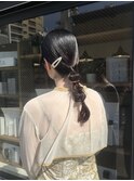 あみおろしヘア