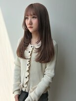 ロックス バイ マグ 松本(rocks BY MAG)&nbsp;大人美人艶カラーベージュ小顔カット透明感レイヤーロング