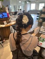 フォルテステラ(FORTE STELLA)&nbsp;ポニーテールふわふわ編みおろし