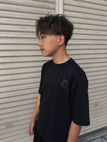 ハイセンス(HISENSE)&nbsp;メンズナチュラルセンターパートメンズハイライトカラー【GIA】