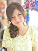 【K-two心斎橋】ナチュラルカールセミディ～フィッシュボーン～