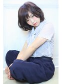 【ミディアム】肩ラインボブ